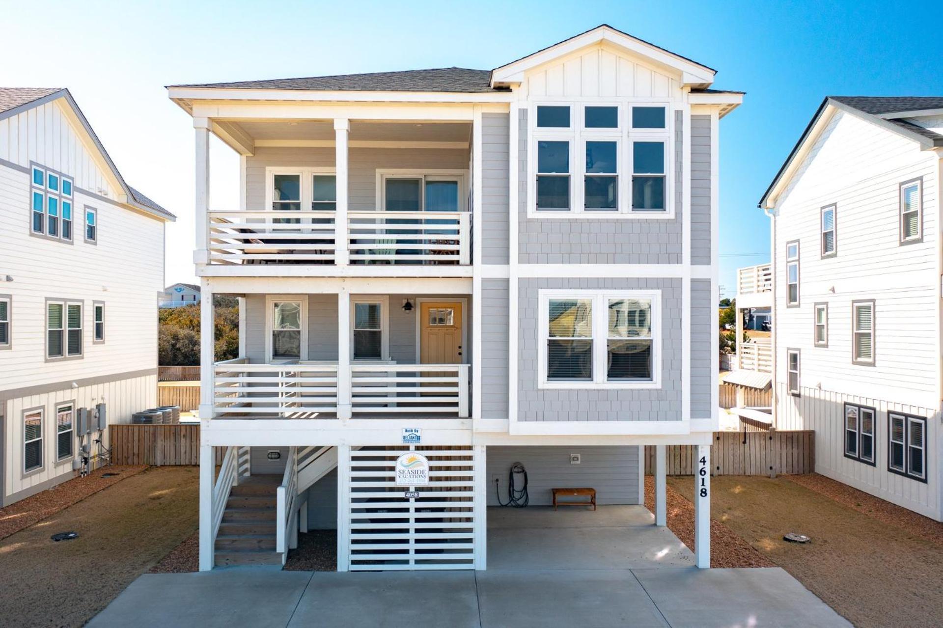 4058 Beach Haven 4 Min Walk To Beach Pool Kitty Hawk Ngoại thất bức ảnh